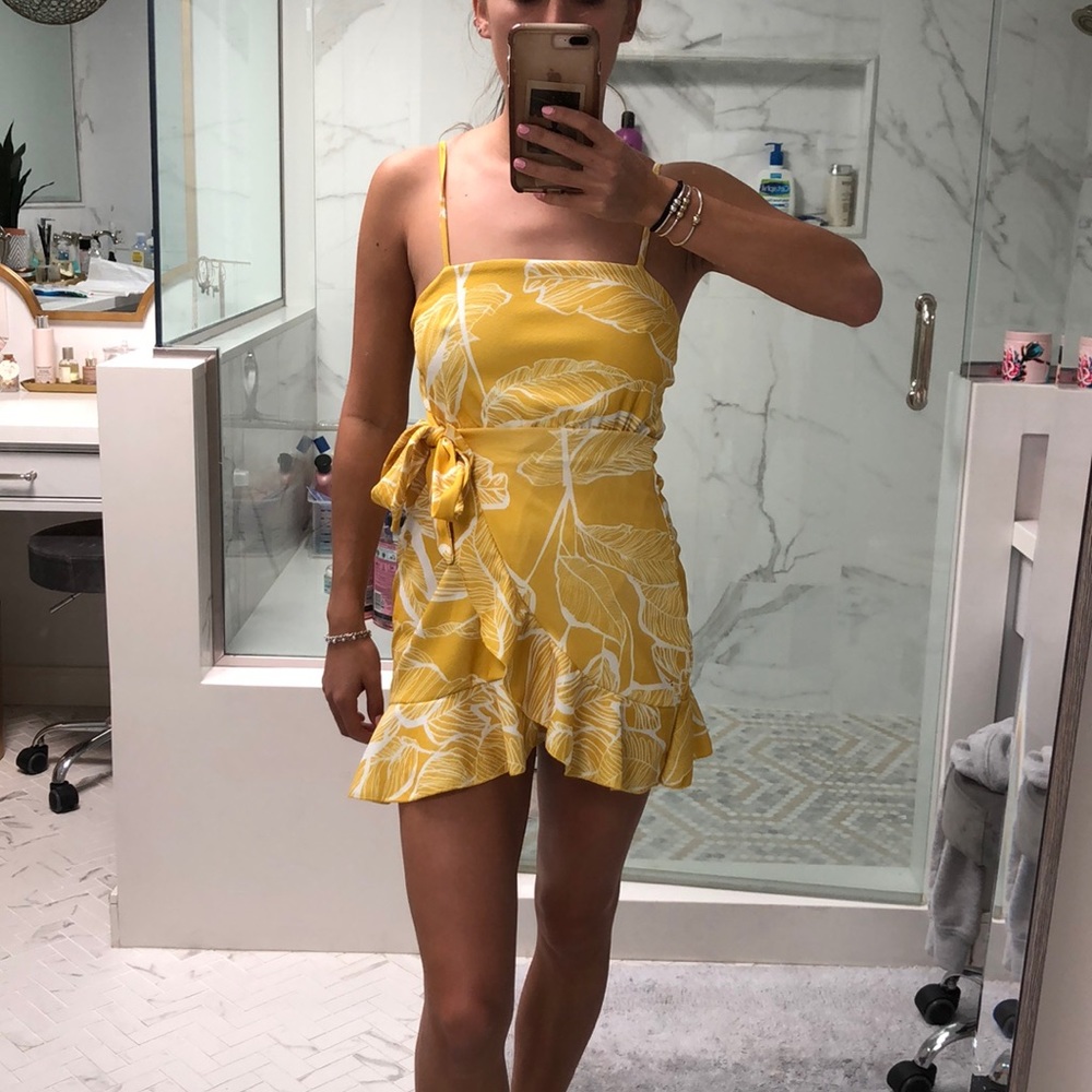 Yellow sun dress